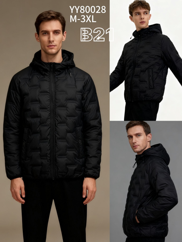 Kurtka męska cienka Roz M-3XL, 1 Kolor Paczka 5 szt 1